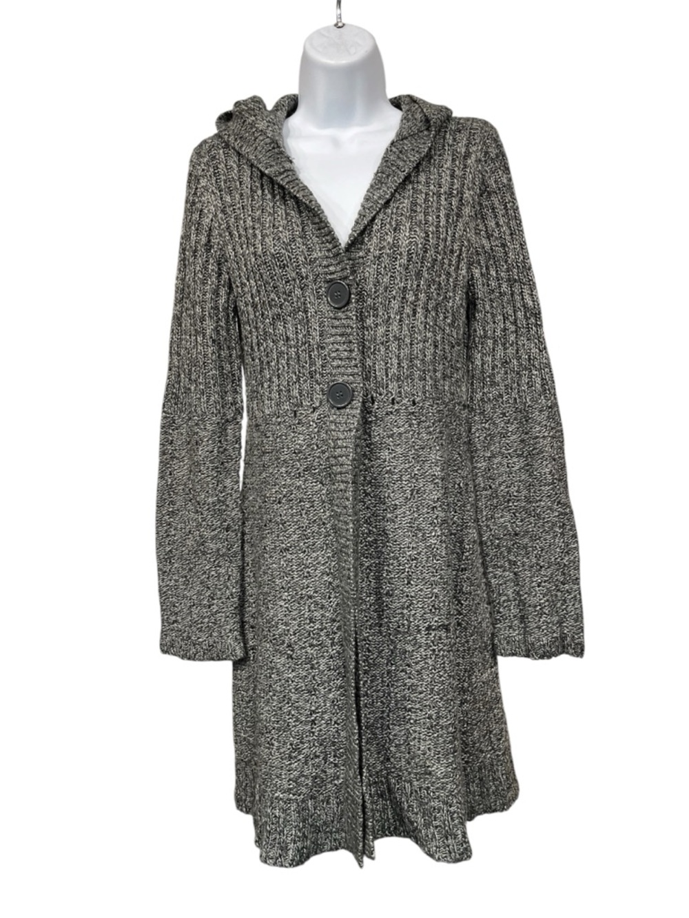 Vanity hooded cardigan size large